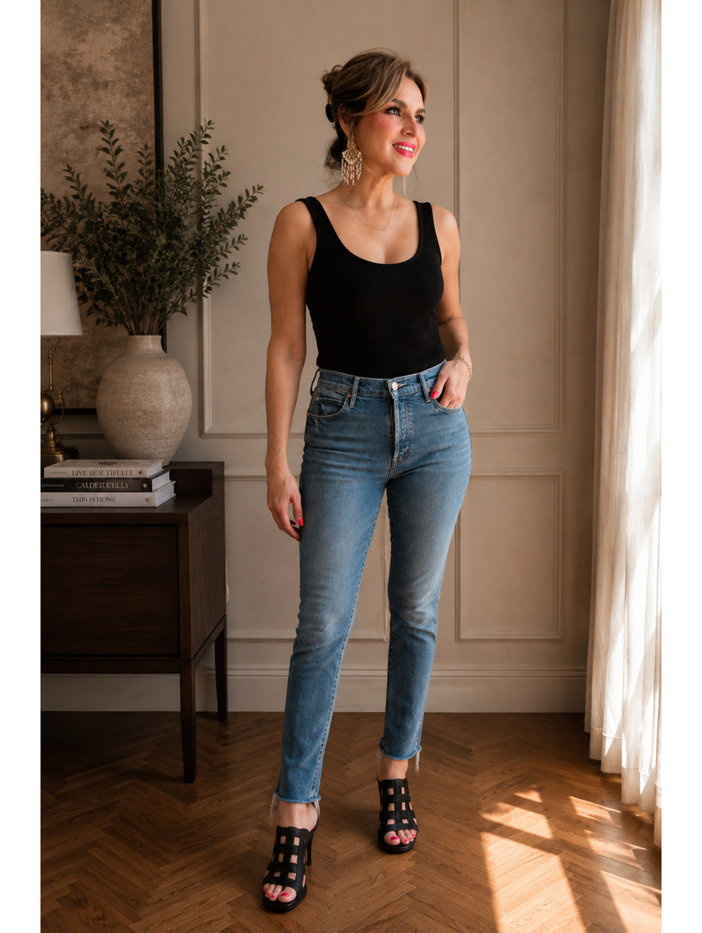 Mother Classic Blue Denim Jeans